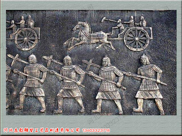 古士兵浮雕