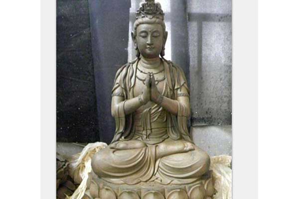 銅觀音雕塑
